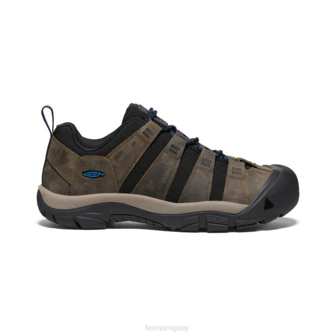 KEEN 8NRX37 calzado oliva oscuro/austero hombres caminata de newport