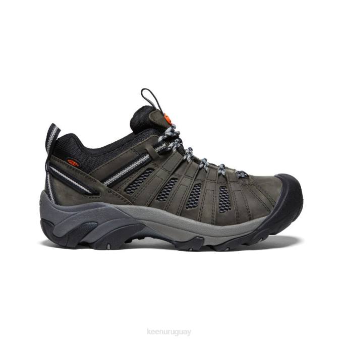 KEEN 8NRX64 calzado gris acero/ibis escarlata hombres viajero