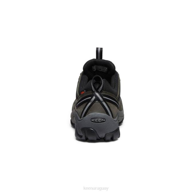 KEEN 8NRX64 calzado gris acero/ibis escarlata hombres viajero