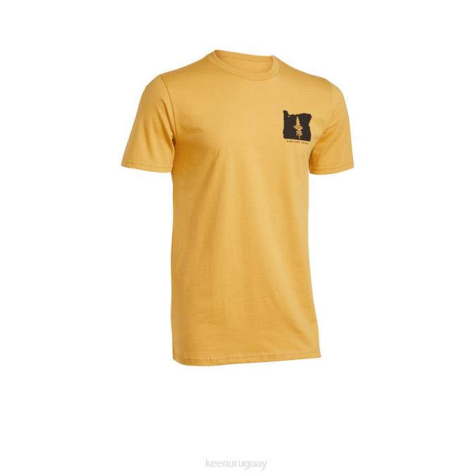 KEEN 8NRX313 ropa miel de oro hombres camiseta pnw