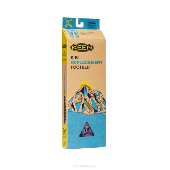 KEEN 8NRX652 accesorios océano azul mujer plantilla de repuesto k-10 para exteriores