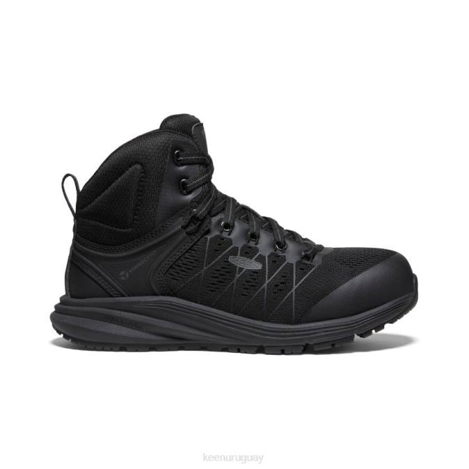 KEEN 8NRX452 calzado Cuervo negro mujer vista energy mid int met (puntera de fibra de carbono)