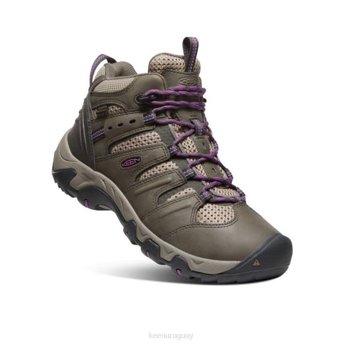 KEEN 8NRX596 calzado cuerda elástica/madera violeta mujer bota impermeable koven
