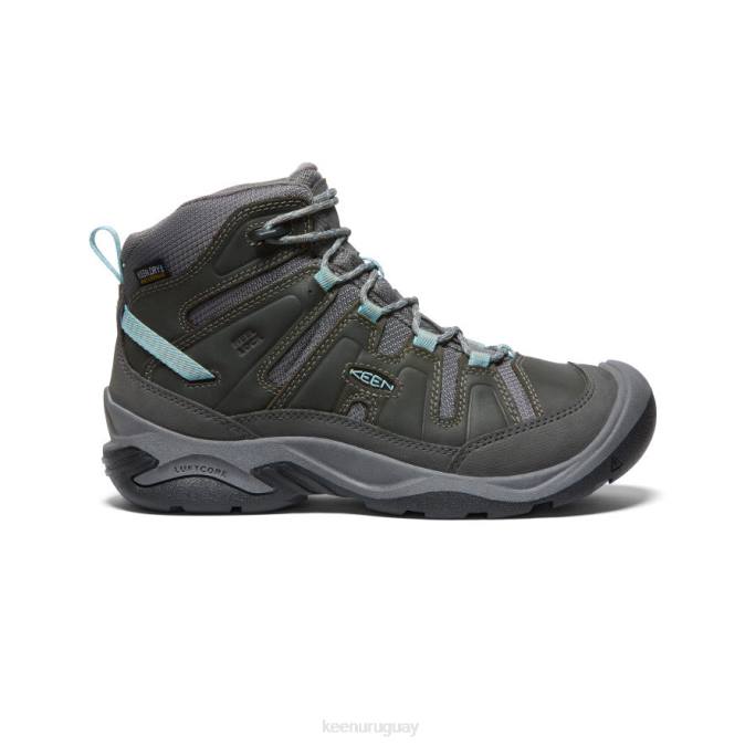 KEEN 8NRX639 calzado gris acero/azul nube mujer bota impermeable circadia