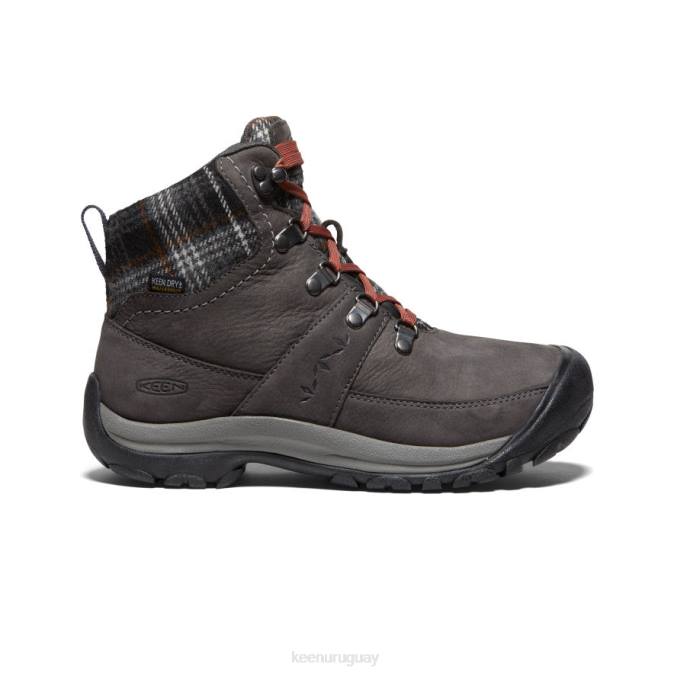 KEEN 8NRX676 calzado imán/cuadros negros mujer bota impermeable de invierno kaci iii