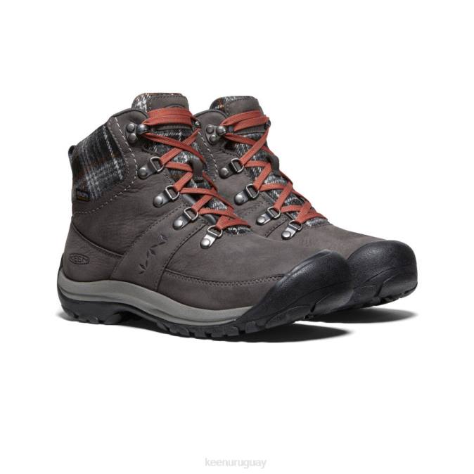 KEEN 8NRX676 calzado imán/cuadros negros mujer bota impermeable de invierno kaci iii