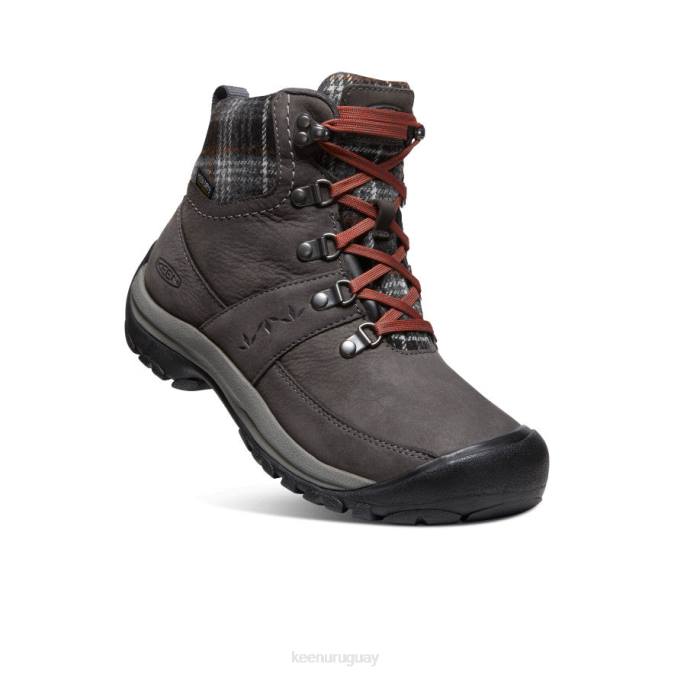 KEEN 8NRX676 calzado imán/cuadros negros mujer bota impermeable de invierno kaci iii