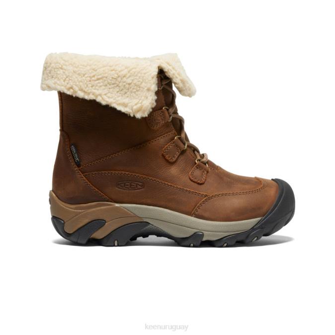 KEEN 8NRX679 calzado marrón/shitake mujer bota corta impermeable betty