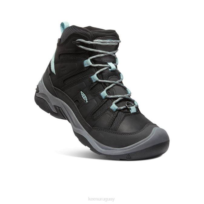 KEEN 8NRX693 calzado negro/azul nube mujer bota polar circadia