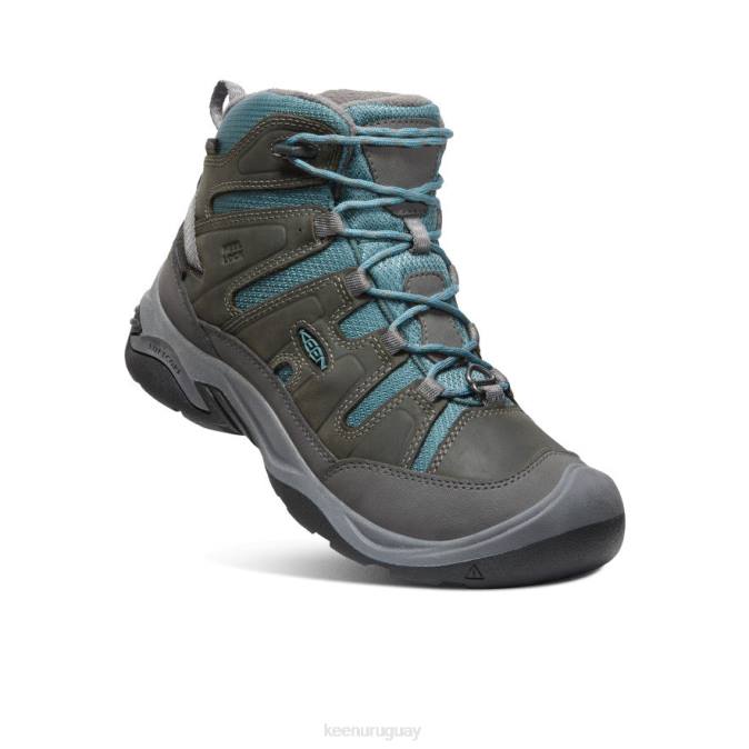 KEEN 8NRX694 calzado gris acero/atlántico norte mujer bota polar circadia