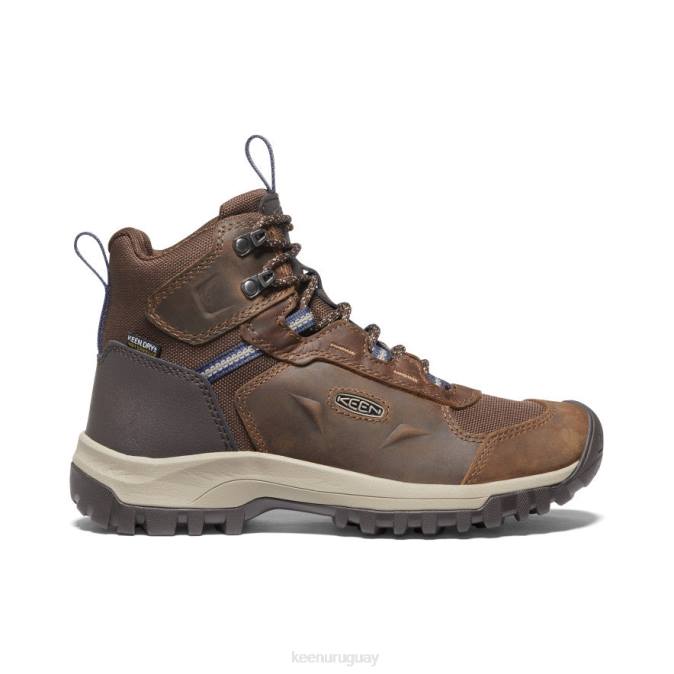 KEEN 8NRX708 calzado coco tostado/índigo vintage mujer Bota impermeable Basin Ridge