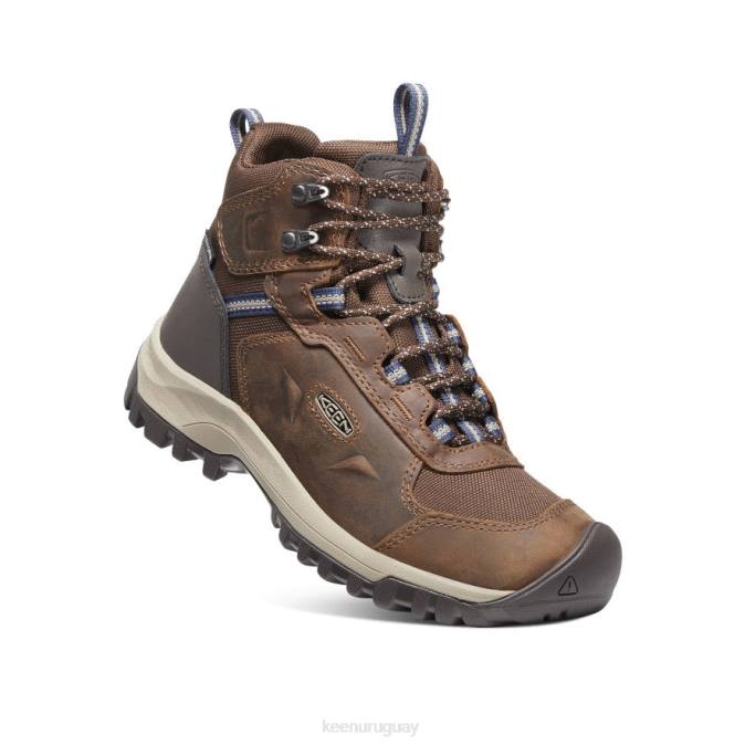 KEEN 8NRX708 calzado coco tostado/índigo vintage mujer Bota impermeable Basin Ridge
