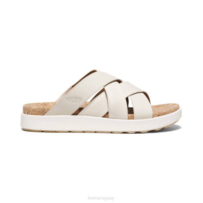 KEEN 8NRX429 calzado abedul/blanco estrella mujer tobogán mixto elle