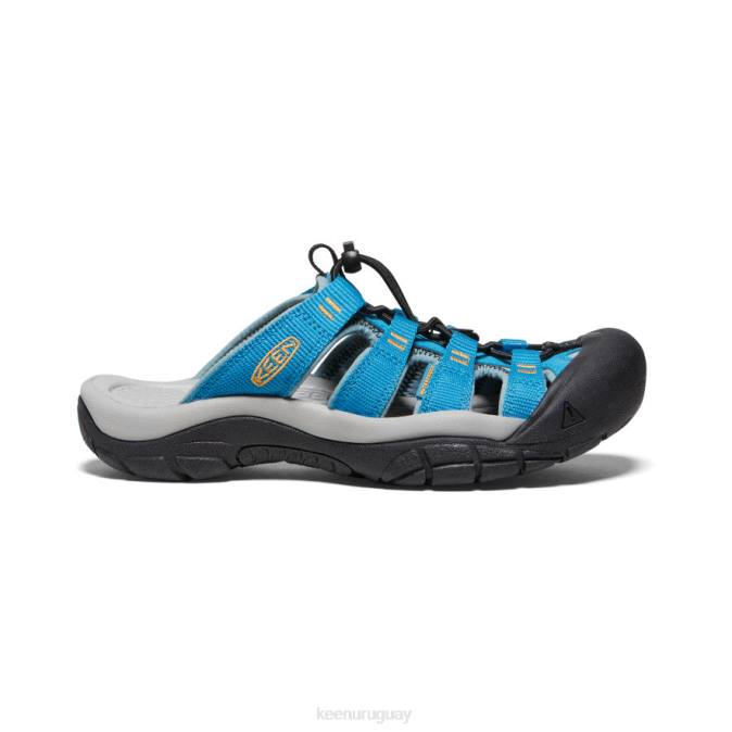 KEEN 8NRX454 calzado azul fiordo/amapola islandia mujer diapositiva de newport