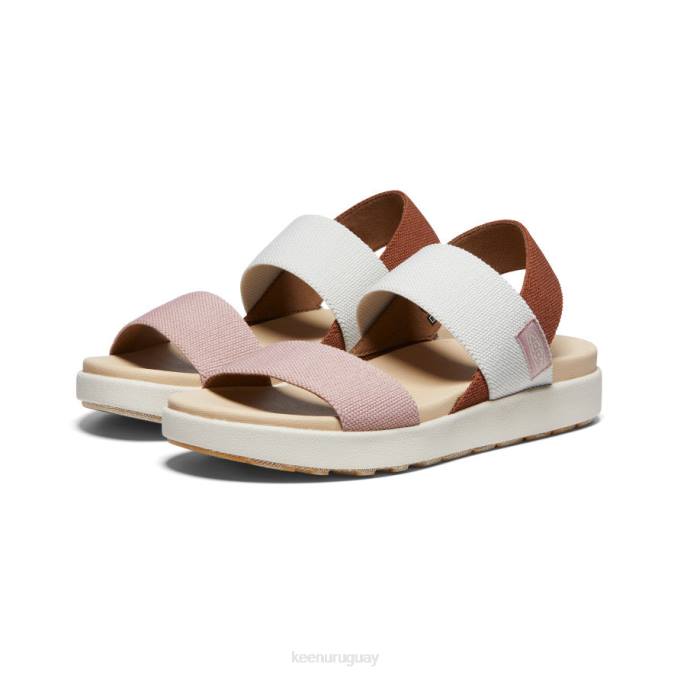 KEEN 8NRX421 calzado caparazón de tortuga/abedul mujer sandalia elle con tira trasera