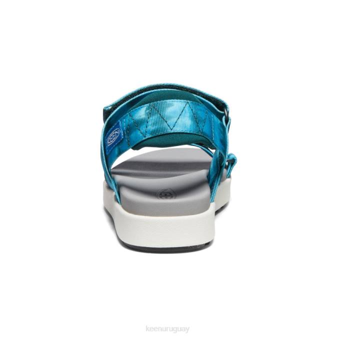 KEEN 8NRX473 calzado teñido anudado seamoss/blanco estrella mujer elle tiras