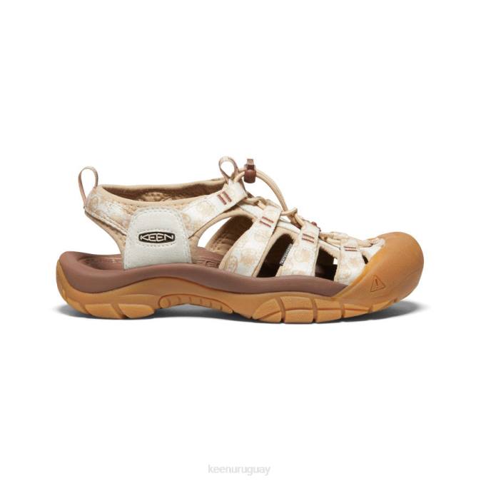 KEEN 8NRX498 calzado oso ahumado/smores mujer newport retro x oso ahumado