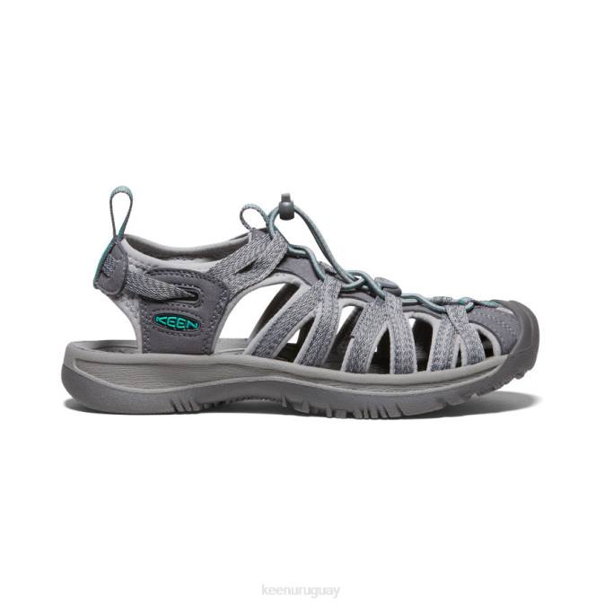 KEEN 8NRX521 calzado gris medio/verde pavo real mujer susurro