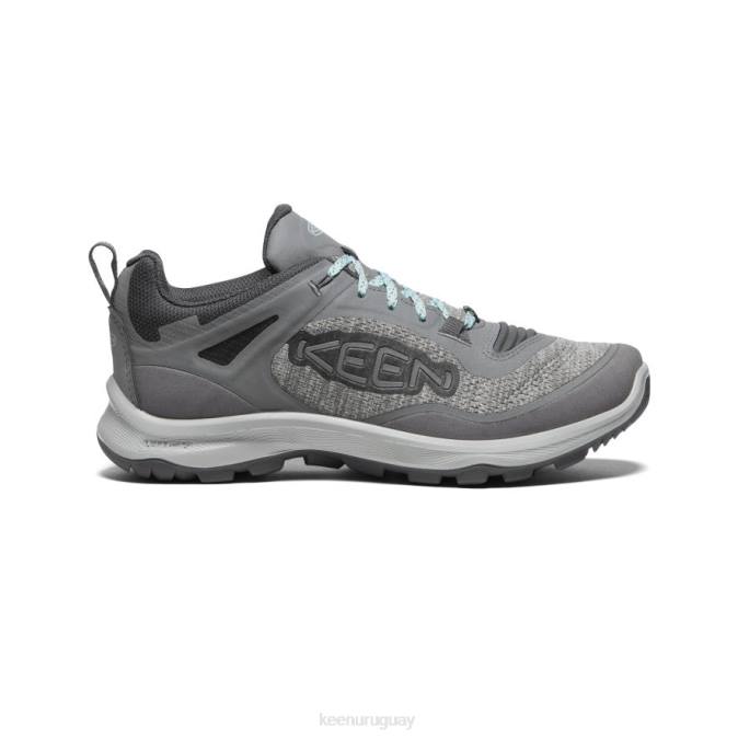 KEEN 8NRX601 calzado gris acero/azul nube mujer zapato impermeable terradora flex