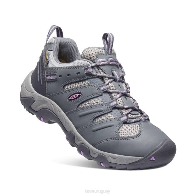KEEN 8NRX665 calzado gris acero/violeta africana mujer zapato impermeable koven
