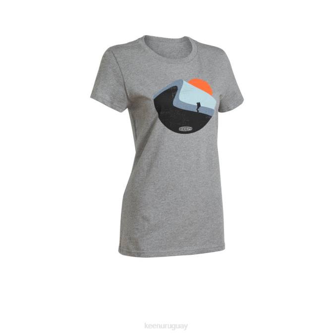 KEEN 8NRX632 ropa brezo gris medio mujer caminar más camiseta