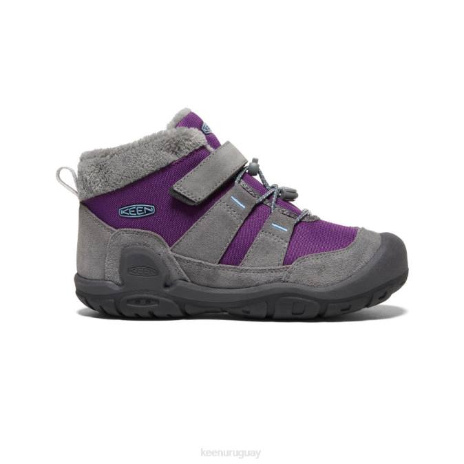KEEN 8NRX1004 calzado gris acero/carisma niños grandes chukka nudo