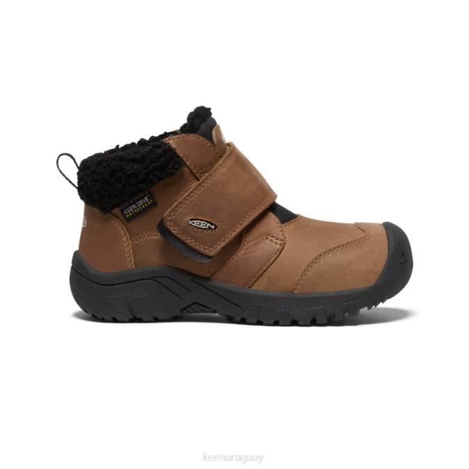 KEEN 8NRX1009 calzado coco tostado/vapor pequeños niños bota impermeable kootenay iv