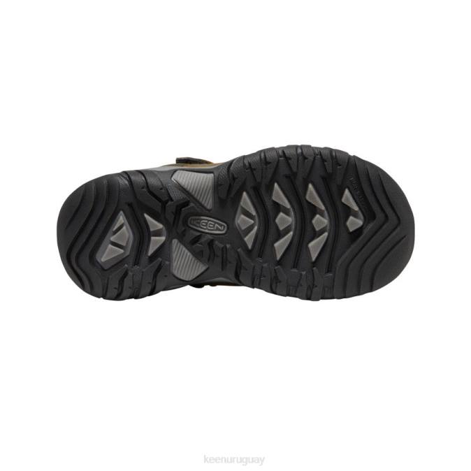 KEEN 8NRX907 calzado oliva oscuro/cidra oscura pequeños niños bota impermeable ridge flex