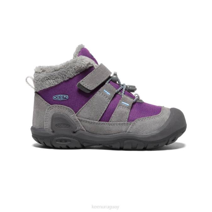 KEEN 8NRX981 calzado gris acero/carisma pequeños niños chukka nudo