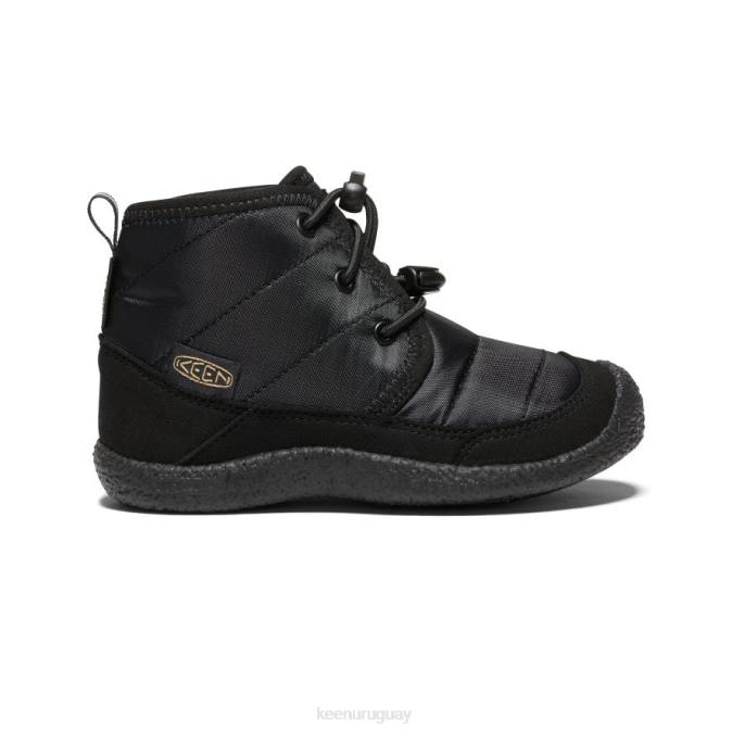 KEEN 8NRX995 calzado negro pequeños niños chukka impermeable howser ii