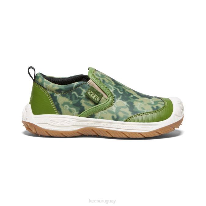 KEEN 8NRX716 calzado camuflaje/camping pequeños niños perro de velocidad sin cordones
