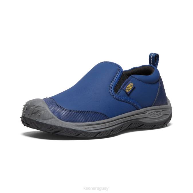 KEEN 8NRX717 calzado profundidades azules/negro niños grandes perro de velocidad sin cordones
