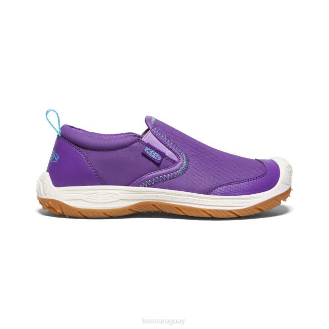 KEEN 8NRX719 calzado tillandsia púrpura/ipanema niños grandes perro de velocidad sin cordones