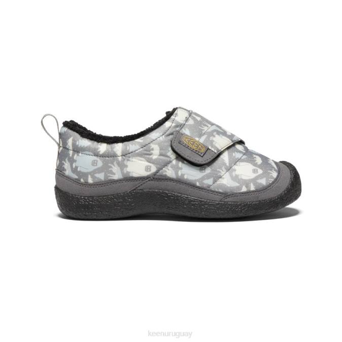 KEEN 8NRX985 calzado gris acero/blanco estrella niños grandes envoltura de jabón