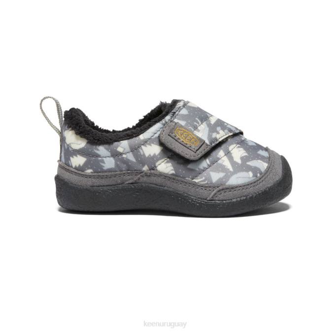 KEEN 8NRX989 calzado gris acero/blanco estrella niños pequeños envoltura de jabón