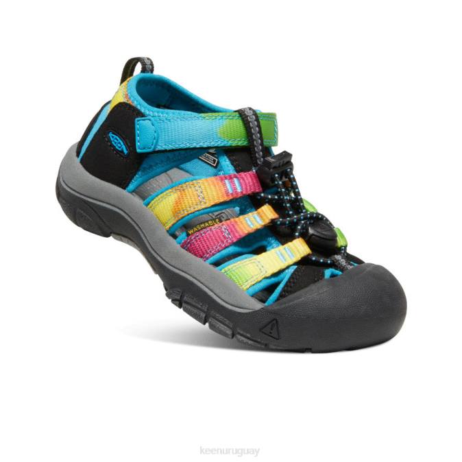KEEN 8NRX731 calzado teñido anudado del arco iris pequeños niños newport h2