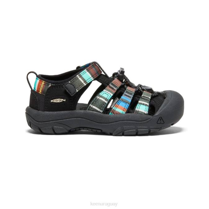 KEEN 8NRX736 calzado raya negra pequeños niños newport h2