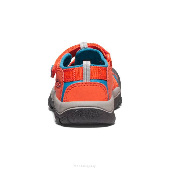 KEEN 8NRX738 calzado naranja seguridad/azul fiordo pequeños niños newport h2