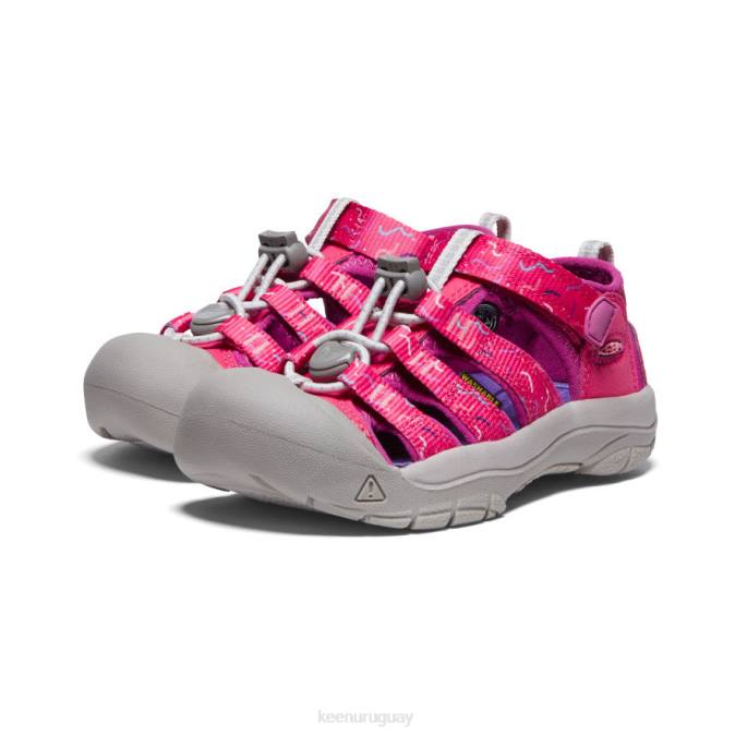 KEEN 8NRX739 calzado azalea/festival fucsia pequeños niños newport h2