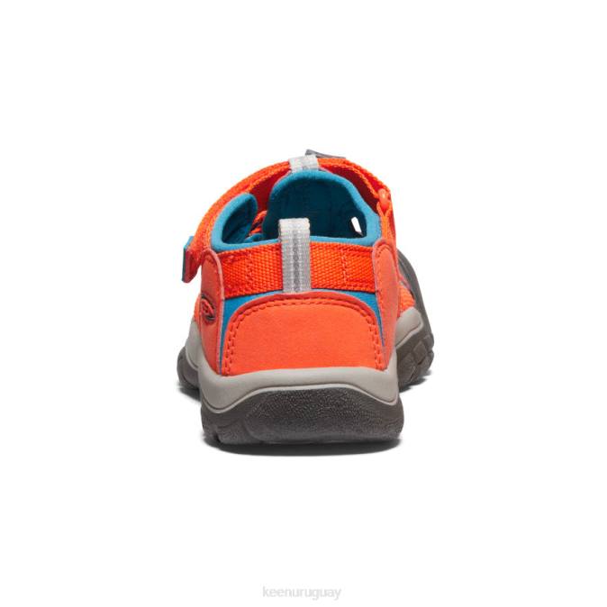 KEEN 8NRX756 calzado naranja seguridad/azul fiordo niños grandes newport h2