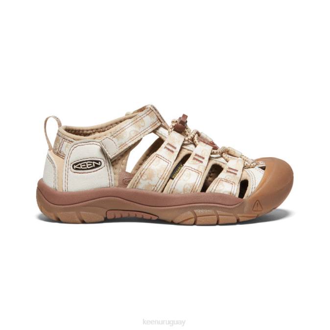 KEEN 8NRX762 calzado oso ahumado/smores niños grandes newport h2 x oso ahumado