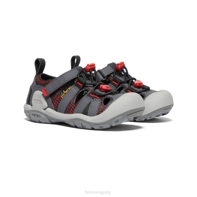 KEEN 8NRX773 calzado imán/alfombra roja pequeños niños arroyo nudo