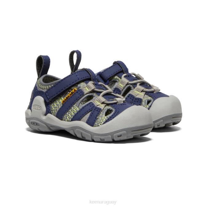 KEEN 8NRX806 calzado gris acero/azul profundo niños pequeños arroyo nudo
