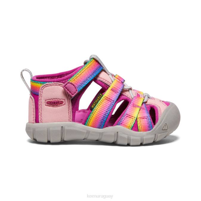 KEEN 8NRX823 calzado arcoiris/festival fucsia niños pequeños seacamp ii cnx