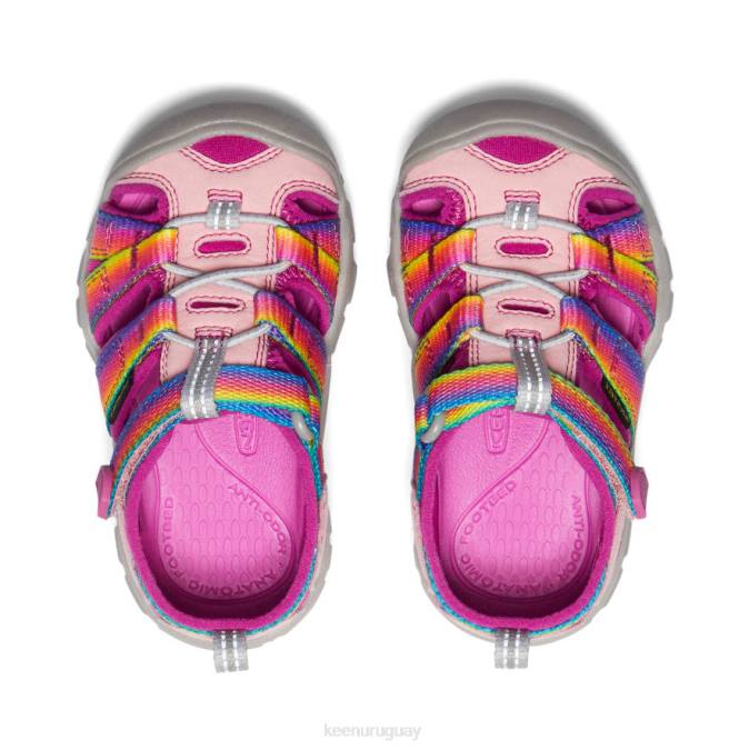 KEEN 8NRX823 calzado arcoiris/festival fucsia niños pequeños seacamp ii cnx