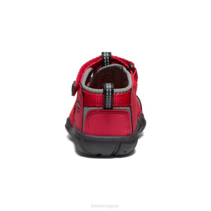 KEEN 8NRX824 calzado rojo carreras/gárgola niños pequeños seacamp ii cnx