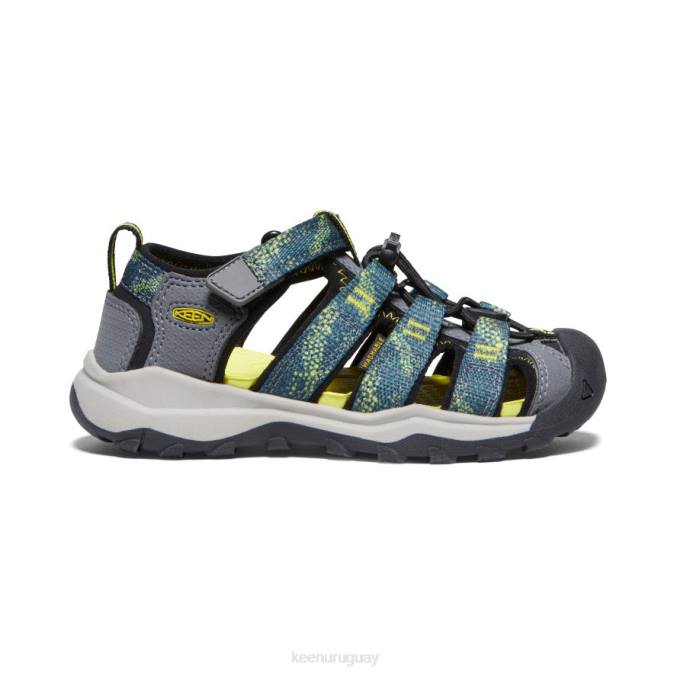 KEEN 8NRX839 calzado musgo marino/gris acero pequeños niños newport neo h2