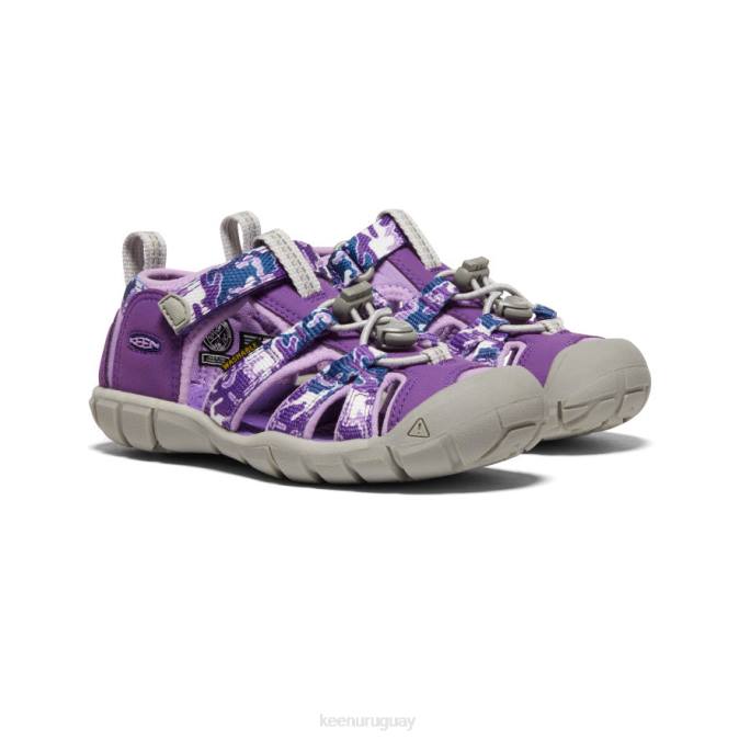 KEEN 8NRX851 calzado camuflaje/tillandsia morado pequeños niños seacamp ii cnx
