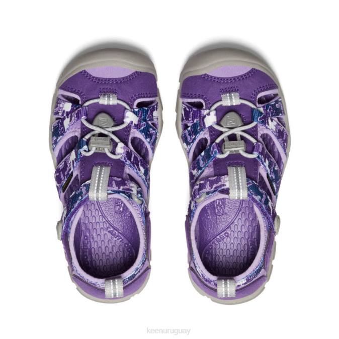 KEEN 8NRX851 calzado camuflaje/tillandsia morado pequeños niños seacamp ii cnx