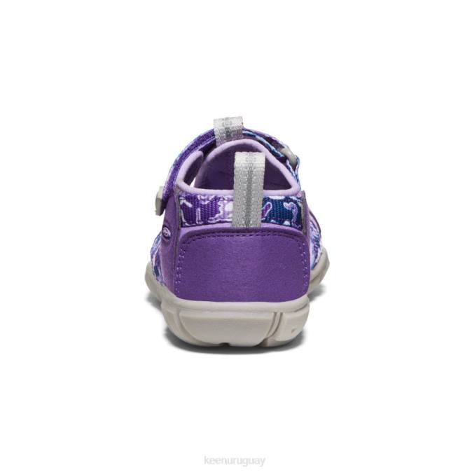 KEEN 8NRX851 calzado camuflaje/tillandsia morado pequeños niños seacamp ii cnx